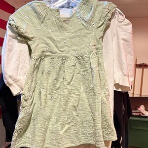 NWOT Green Kids Dress 5T